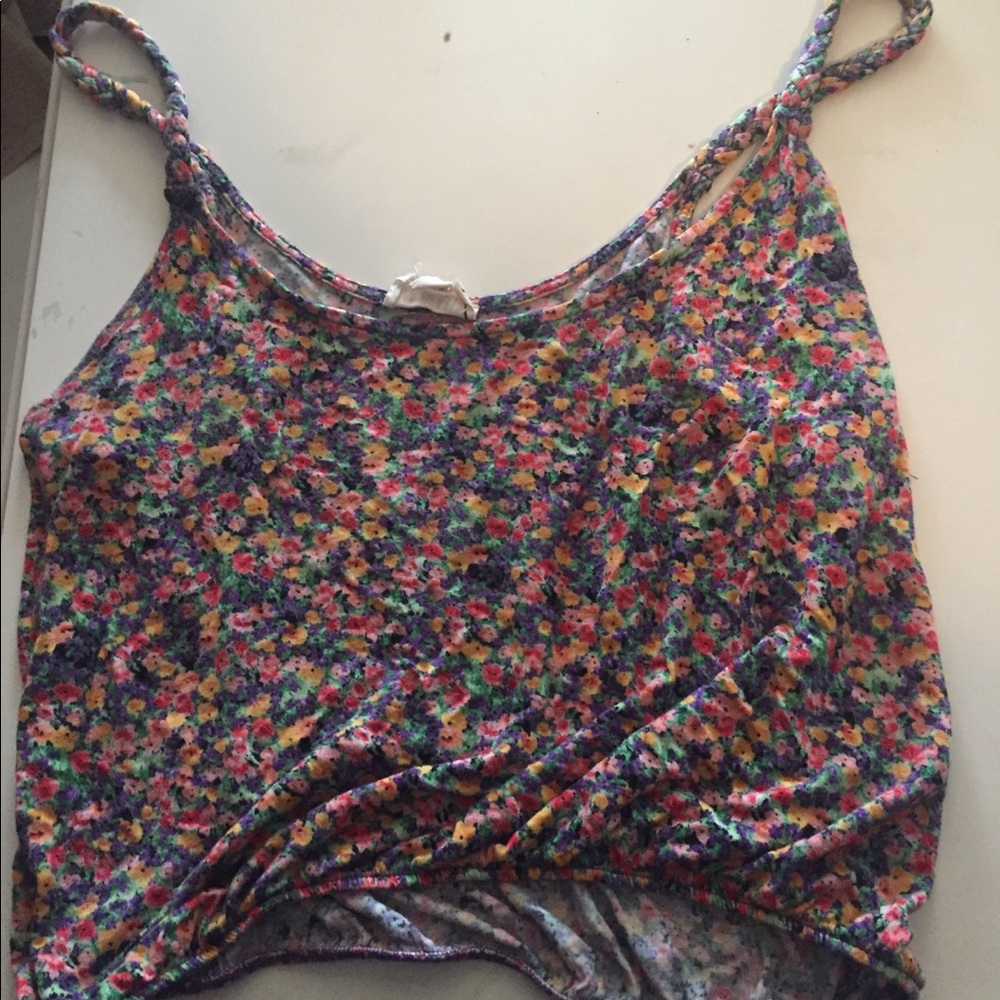 Floral crop top